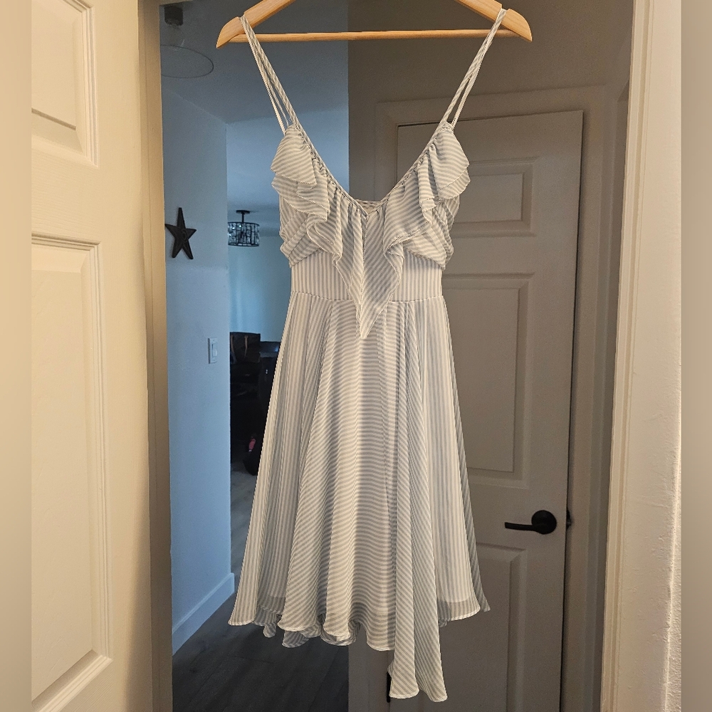 Striped Spaghetti Strap Dress GUESS